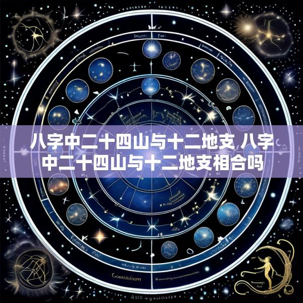 八字中二十四山与十二地支 八字中二十四山与十二地支相合吗