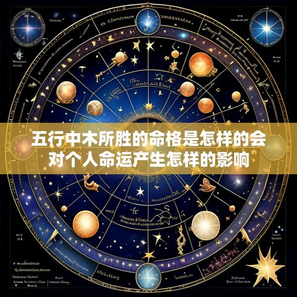 五行中木所胜的命格是怎样的会对个人命运产生怎样的影响