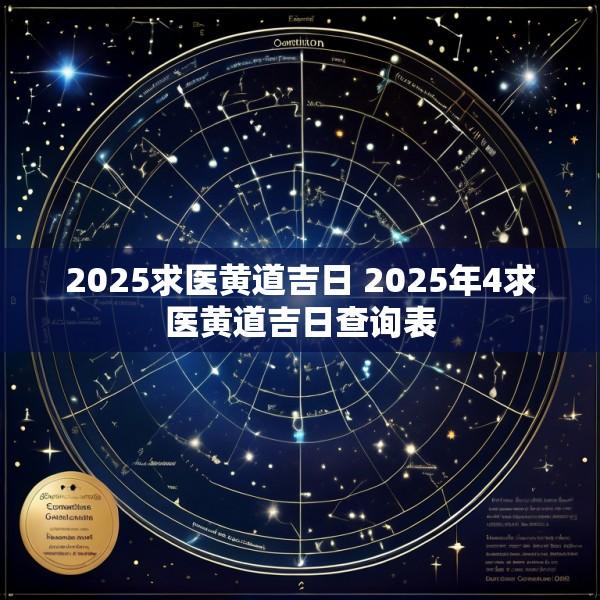 2025求医黄道吉日 2025年4求医黄道吉日查询表