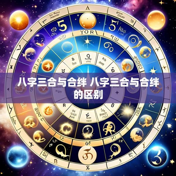 八字三合与合绊 八字三合与合绊的区别