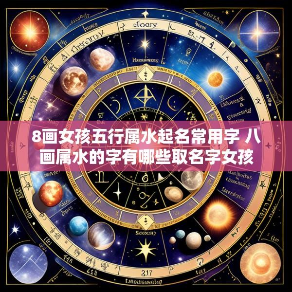 8画女孩五行属水起名常用字 八画属水的字有哪些取名字女孩