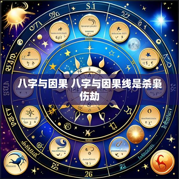 八字与因果 八字与因果线是杀枭伤劫