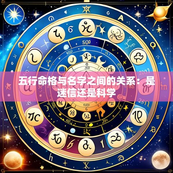 五行命格与名字之间的关系：是迷信还是科学