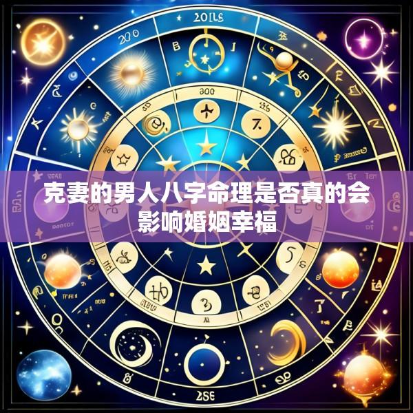 克妻的男人八字命理是否真的会影响婚姻幸福
