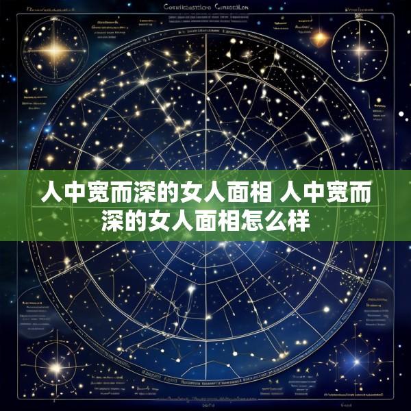 人中宽而深的女人面相 人中宽而深的女人面相怎么样