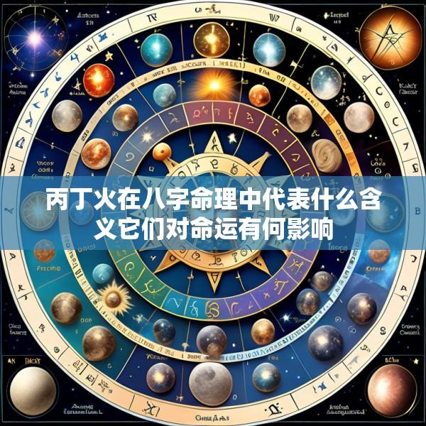丙丁火在八字命理中代表什么含义它们对命运有何影响