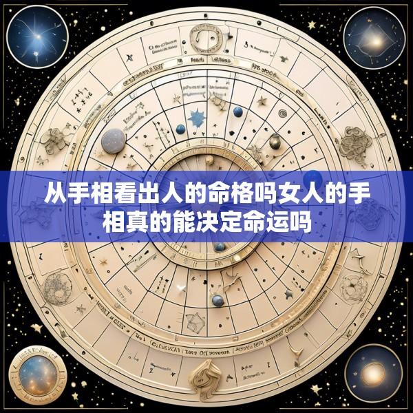 从手相看出人的命格吗女人的手相真的能决定命运吗