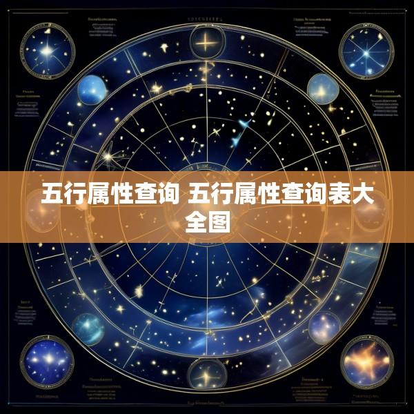 五行属性查询 五行属性查询表大全图