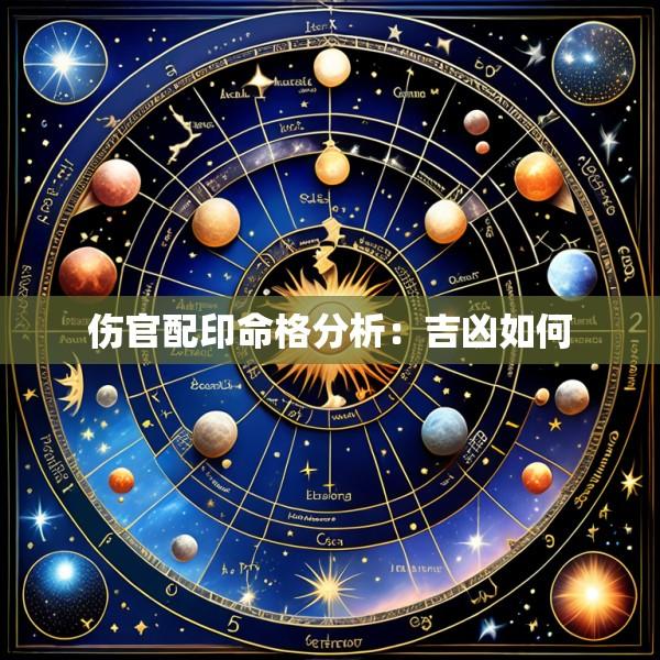伤官配印命格分析：吉凶如何
