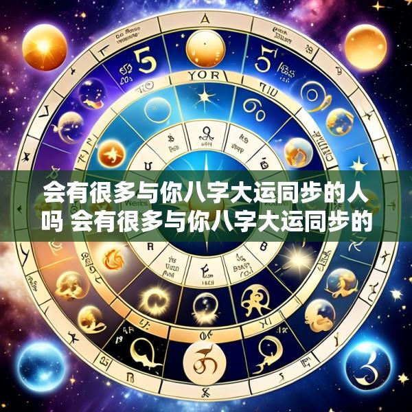 会有很多与你八字大运同步的人吗 会有很多与你八字大运同步的人吗为什么