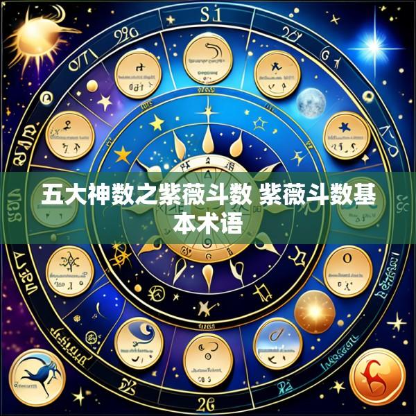 五大神数之紫薇斗数 紫薇斗数基本术语