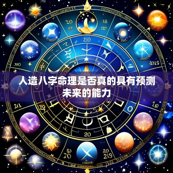 人造八字命理是否真的具有预测未来的能力