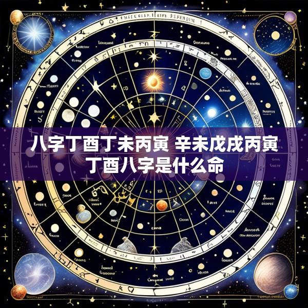 八字丁酉丁未丙寅 辛未戊戌丙寅丁酉八字是什么命