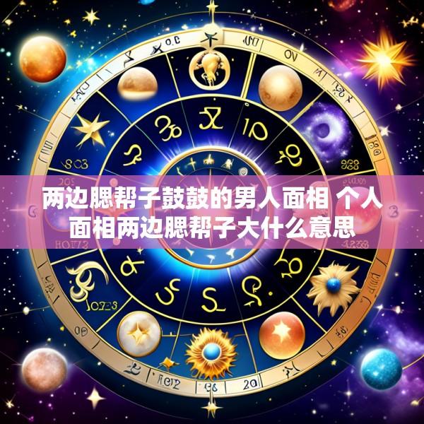 两边腮帮子鼓鼓的男人面相 个人面相两边腮帮子大什么意思