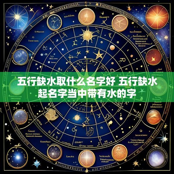 五行缺水取什么名字好 五行缺水起名字当中带有水的字