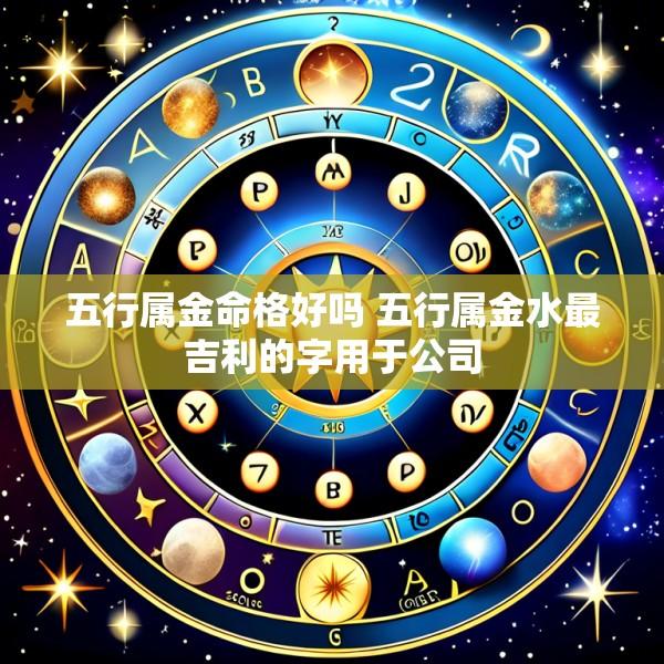 五行属金命格好吗 五行属金水最吉利的字用于公司