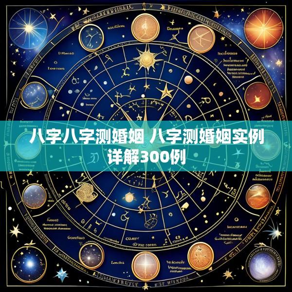 八字八字测婚姻 八字测婚姻实例详解300例