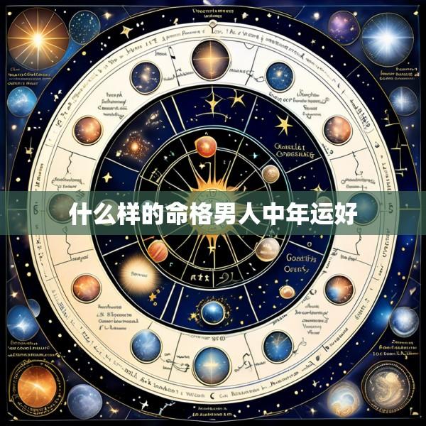 什么样的命格男人中年运好