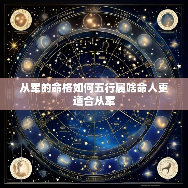 从军的命格如何五行属啥命人更适合从军
