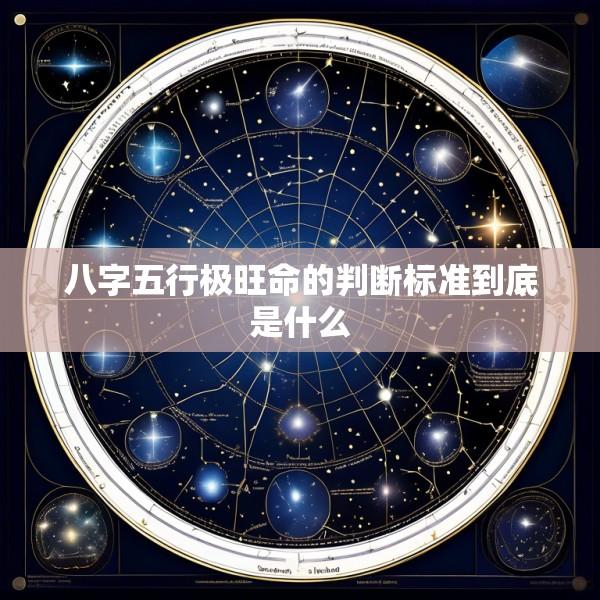 八字五行极旺命的判断标准到底是什么
