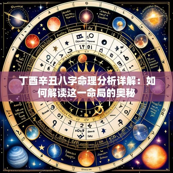 丁酉辛丑八字命理分析详解：如何解读这一命局的奥秘
