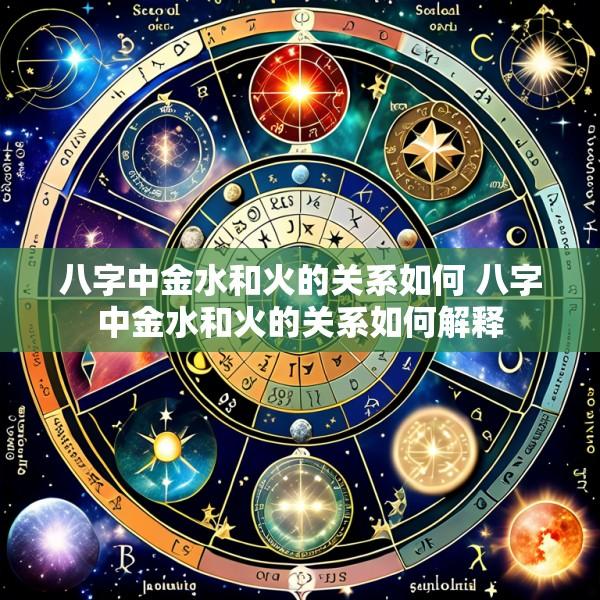 八字中金水和火的关系如何 八字中金水和火的关系如何解释