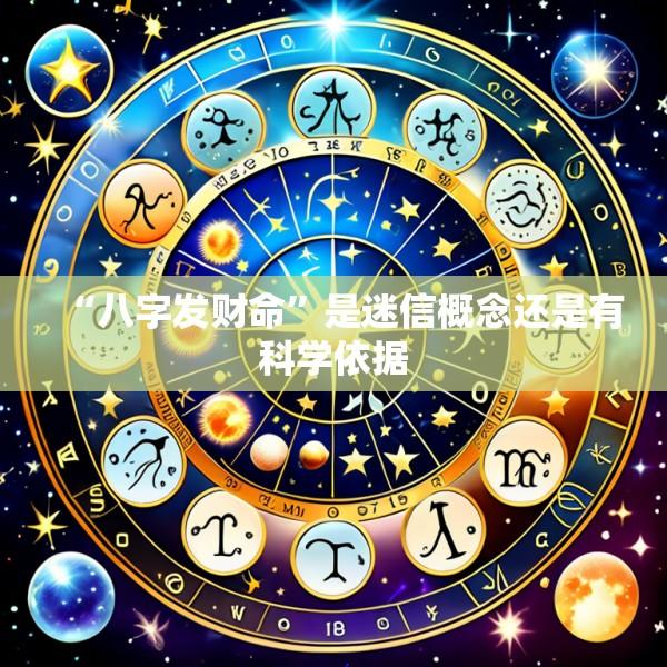 “八字发财命”是迷信概念还是有科学依据