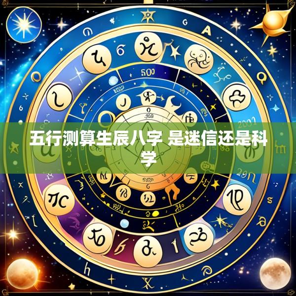 五行测算生辰八字 是迷信还是科学