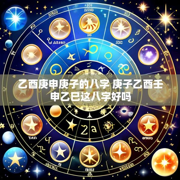 乙酉庚申庚子的八字 庚子乙酉壬申乙巳这八字好吗