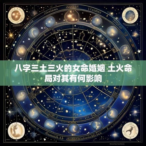 八字三土三火的女命婚姻 土火命局对其有何影响