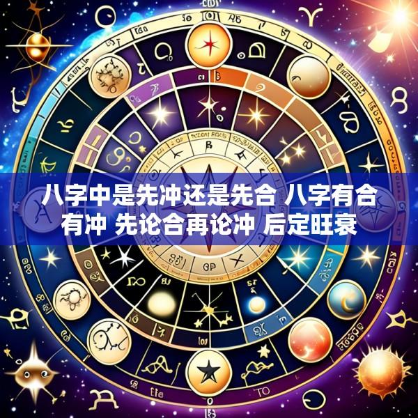 八字中是先冲还是先合 八字有合有冲 先论合再论冲 后定旺衰