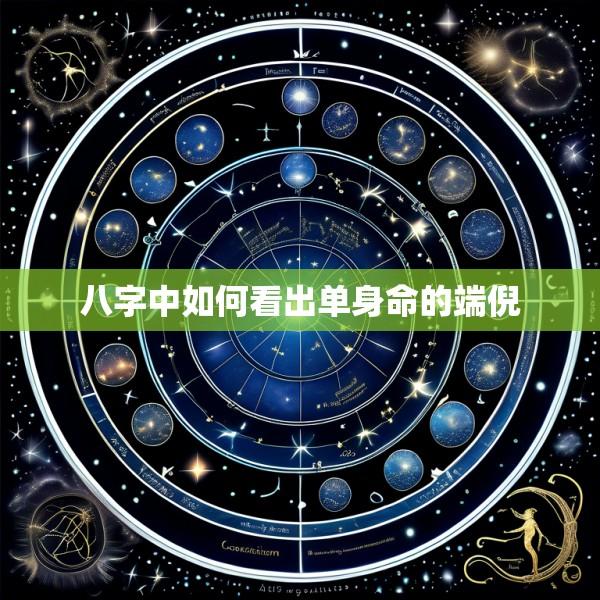 八字中如何看出单身命的端倪
