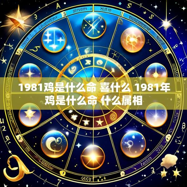 1981鸡是什么命 喜什么 1981年鸡是什么命 什么属相
