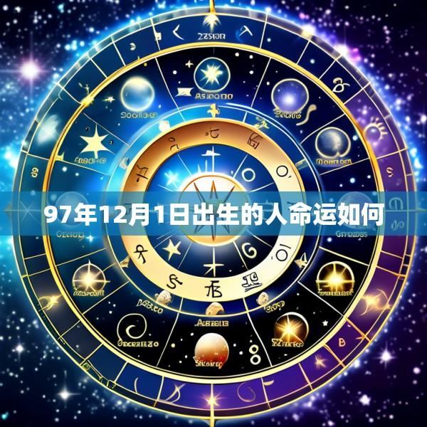 97年12月1日出生的人命运如何