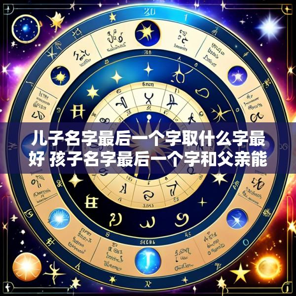 儿子名字最后一个字取什么字最好 孩子名字最后一个字和父亲能一样吗