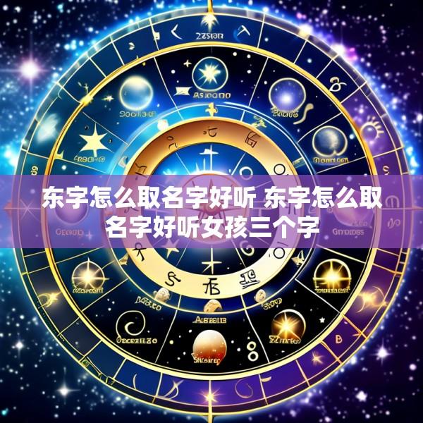 东字怎么取名字好听 东字怎么取名字好听女孩三个字