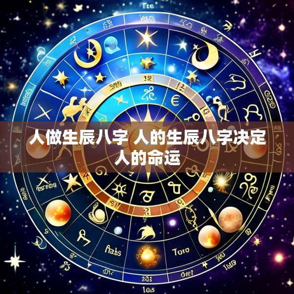 人做生辰八字 人的生辰八字决定人的命运