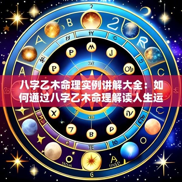 八字乙木命理实例讲解大全：如何通过八字乙木命理解读人生运势