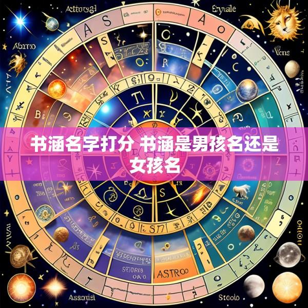 书涵名字打分 书涵是男孩名还是女孩名