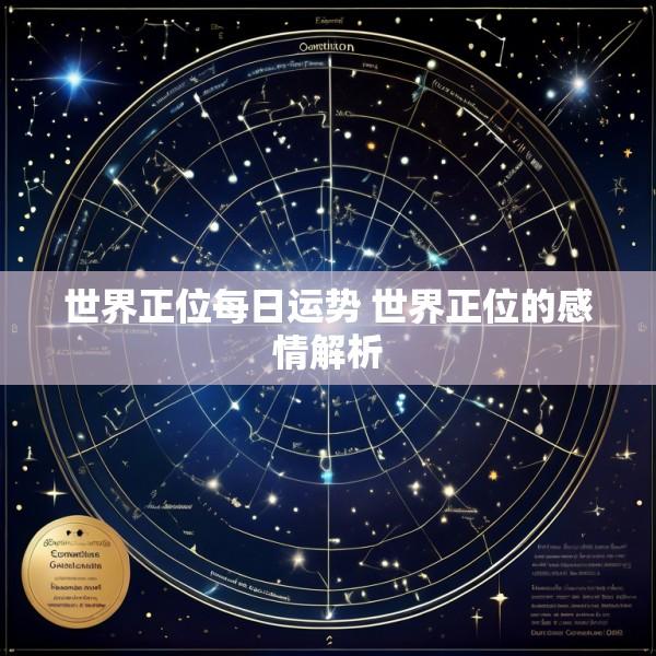 世界正位每日运势 世界正位的感情解析
