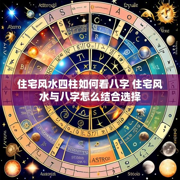 住宅风水四柱如何看八字 住宅风水与八字怎么结合选择