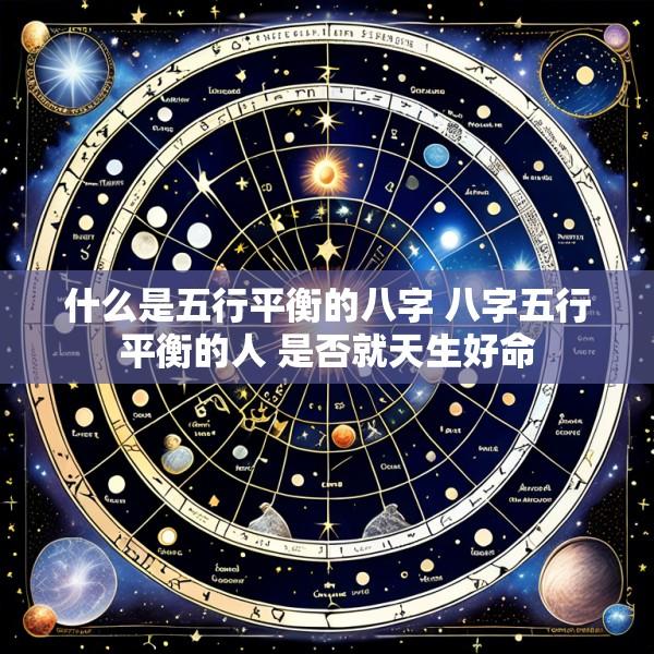 什么是五行平衡的八字 八字五行平衡的人 是否就天生好命