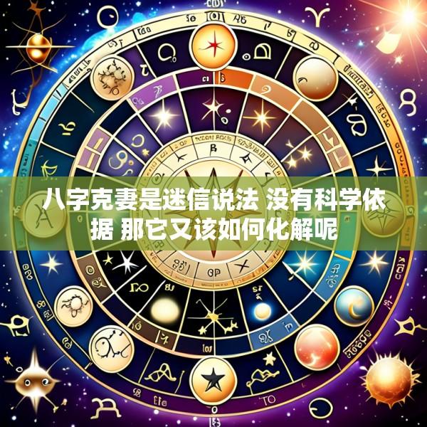 八字克妻是迷信说法 没有科学依据 那它又该如何化解呢