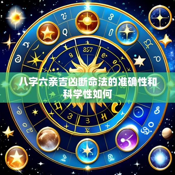 八字六亲吉凶断命法的准确性和科学性如何