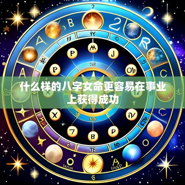 什么样的八字女命更容易在事业上获得成功