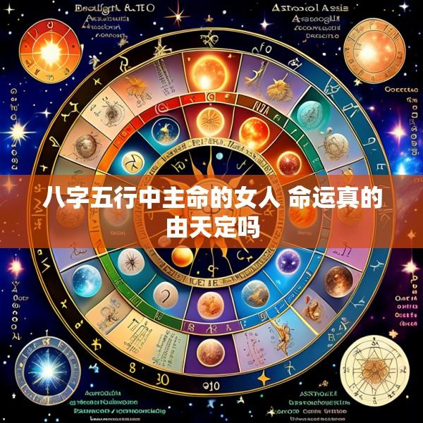 八字五行中主命的女人 命运真的由天定吗