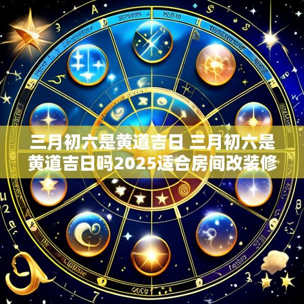三月初六是黄道吉日 三月初六是黄道吉日吗2025适合房间改装修吗