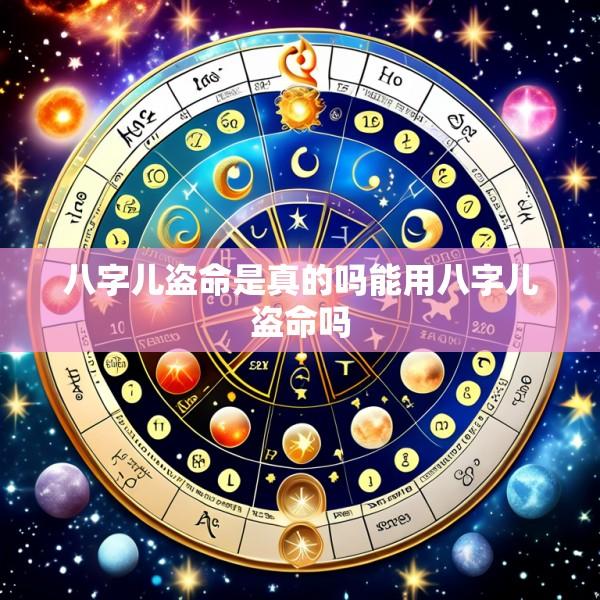 八字儿盗命是真的吗能用八字儿盗命吗