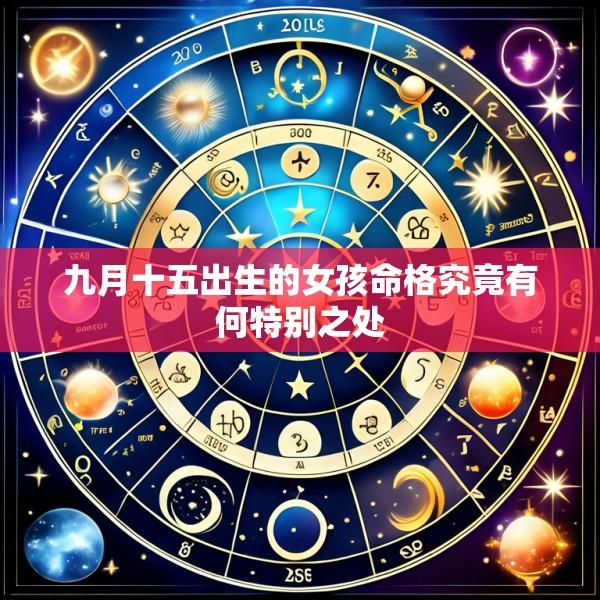 九月十五出生的女孩命格究竟有何特别之处