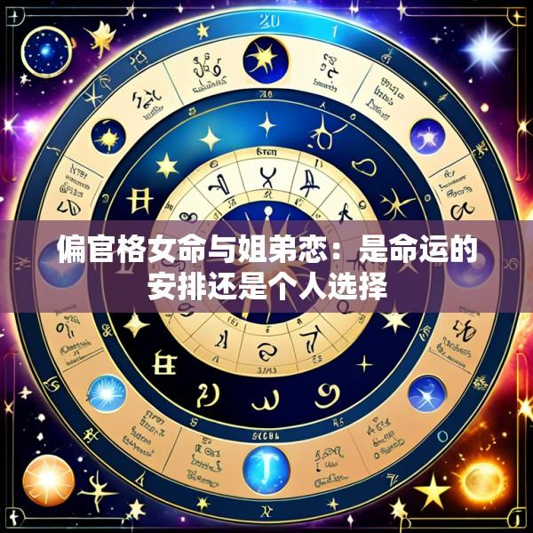 偏官格女命与姐弟恋：是命运的安排还是个人选择